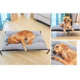 Maxbell Waterproof Elevated Pet Bed Dog Camping Beach Hammock In/Outdoor Cot Black