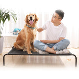 Maxbell Waterproof Elevated Pet Bed Dog Camping Beach Hammock In/Outdoor Cot Black