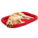 Maxbell Pet Bed for Dog Cat Crate Mat Soft Warm Pad Liner Home Indoor Red