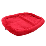 Maxbell Pet Bed for Dog Cat Crate Mat Soft Warm Pad Liner Home Indoor Red