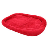 Maxbell Pet Bed for Dog Cat Crate Mat Soft Warm Pad Liner Home Indoor Red