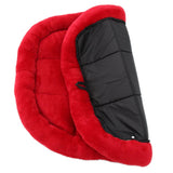 Maxbell Pet Bed for Dog Cat Crate Mat Soft Warm Pad Liner Home Indoor Red