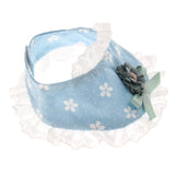 Maxbell Pet Dog Collar Triangle Bibs Dog Bandage Scarf Cute Neckerchief  Blue