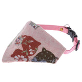 Maxbell Pet Dog Collar Triangle Bibs Dog Bandage Scarf Cute Neckerchief  Pink S