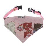 Maxbell Pet Dog Collar Triangle Bibs Dog Bandage Scarf Cute Neckerchief  Pink S