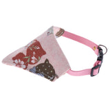 Maxbell Pet Dog Collar Triangle Bibs Dog Bandage Scarf Cute Neckerchief  Pink S