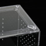 Maxbell Reptile Terrarium Feeding Box Amphibian Breeding Box for Spide Lizards Frogs
