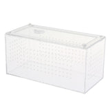 Maxbell Reptile Terrarium Feeding Box Amphibian Breeding Box for Spide Lizards Frogs