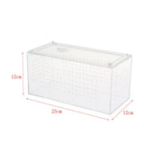 Maxbell Reptile Terrarium Feeding Box Amphibian Breeding Box for Spide Lizards Frogs