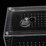 Maxbell Reptile Terrarium Feeding Box Amphibian Breeding Box for Spide Lizards Frogs