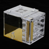 Maxbell Ant House Nest Insect Cage Farm Feeding Moisture Plastic Display Square Box