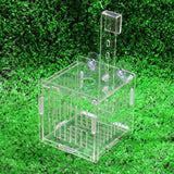 Maxbell Acrylic Aquarium Tortoise Turtle Isolation Hatchery Breeding Box Tank Clear