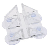 Maxbell Aquarium Fish Tank Divider Suction Cup Divider Plastic Sheet Holder