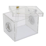Maxbell Small Reptiles Feed Box For Mantis, Centipede, Spider, etc S