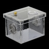 Maxbell Small Reptiles Feed Box For Mantis, Centipede, Spider, etc S