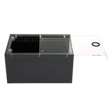 Maxbell Clear Acrylic Box Pet Reptile Transport Breeding Feeding Case 23 x 15 x 12cm