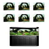 Maxbell Fish Tank Aquarium Background Wall Decor Sticker Stone Arch Bridge 61x30cm