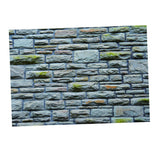 Max Aquarium 3D Single-sided Adhesive Background Sticker Blue Brick 61x30cm