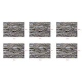 Max Aquarium 3D Single-sided Adhesive Background Sticker Blue Brick 61x30cm