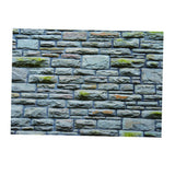 Max Aquarium 3D Single-sided Adhesive Background Sticker Blue Brick 61x30cm
