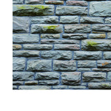 Max Aquarium 3D Single-sided Adhesive Background Sticker Blue Brick 61x30cm