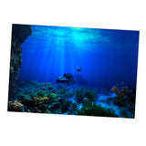 Max Fish Tank Single-sided Adhesive Background Sticker Marine 122x46cm