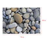 Max Aquarium Stone Background, Adhesive Poster Fish Tank Decor Sticker 76x46cm