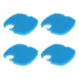 Max 4Pcs Fish Tank External Filter Bucket Replacement Filter Cotton  Blue
