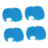 Max 4Pcs Fish Tank External Filter Bucket Replacement Filter Cotton  Blue