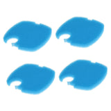 Max 4Pcs Fish Tank External Filter Bucket Replacement Filter Cotton  Blue
