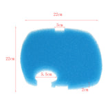 Max 4Pcs Fish Tank External Filter Bucket Replacement Filter Cotton  Blue