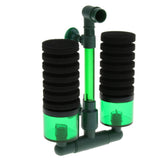 Max Air Pump Double Sponge Water Filter for Aquarium Fish Tank S