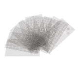 Max 10xStainless Steel Wire Mesh Pad Fish Tank Plant Moss Net Decor 5 x 10CM
