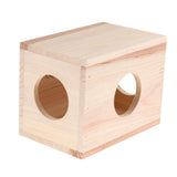 Max Small Animals Hut Toy Hamster, Gerbil Guinea Pig Beautiful House 3 Round Hole