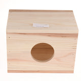 Max Small Animals Hut Toy Hamster, Gerbil Guinea Pig Beautiful House 3 Round Hole