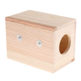 Max Small Animals Hut Toy Hamster, Gerbil Guinea Pig Beautiful House 3 Round Hole