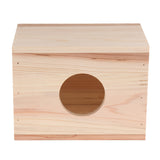Max Small Animals Hut Toy Hamster, Gerbil Guinea Pig Beautiful House 3 Round Hole