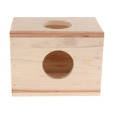 Max Small Animals Hut Toy Hamster, Gerbil Guinea Pig Beautiful House 4 Round Hole