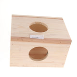 Max Small Animals Hut Toy Hamster, Gerbil Guinea Pig Beautiful House 4 Round Hole