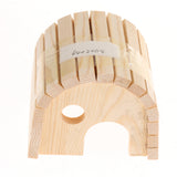 Max Wooden Hamster House Hideout Hut Exercise Natural Funny Nest Toy