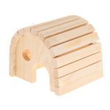Max Wooden Hamster House Hideout Hut Exercise Natural Funny Nest Toy