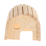 Max Wooden Hamster House Hideout Hut Exercise Natural Funny Nest Toy