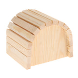 Max Wooden Hamster House Hideout Hut Exercise Natural Funny Nest Toy