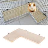 Max Wood Hamster Platform Cage Stand Toy Parrot Springboard Chinchillas Toys