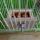 Max Pet Hamster, Chinchilla, Guinea Pig, Parrot Feeding Wood Bowl Square