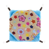 Max Small Pet Hamster Ferret Double Bunkbed Cage Hammock Hanging Bed Yellow+Blue