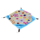 Max Small Pet Hamster Ferret Double Bunkbed Cage Hammock Hanging Bed Yellow+Blue
