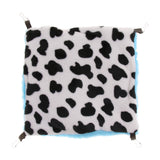 Max Small Pet Hamster Ferret Double Bunkbed Cage Hammock Hanging Bed Cow+Blue