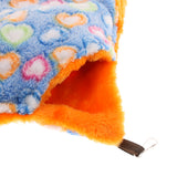 Max Small Pet Hamster Ferret Double Bunkbed Cage Hammock Hanging Bed Blue+Orange