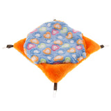 Max Small Pet Hamster Ferret Double Bunkbed Cage Hammock Hanging Bed Blue+Orange